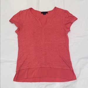 Sanctuary v neck ruffled tee
